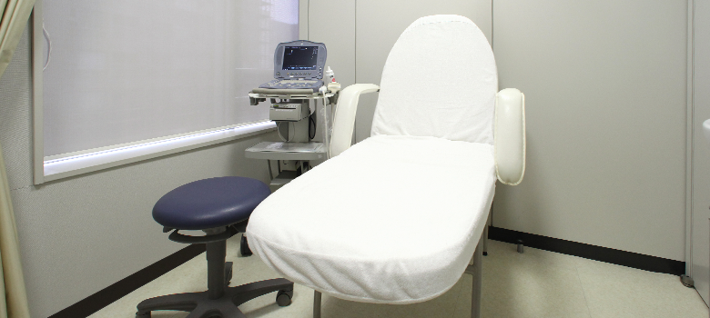 超音波室の様子